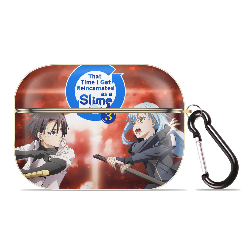 （画像用） 転スラ Regarding Reincarnated to Slime 【AirPods Pro用】ハードシェル保護ケース｜耐衝撃・防指紋・カラビナ付き商品仕様