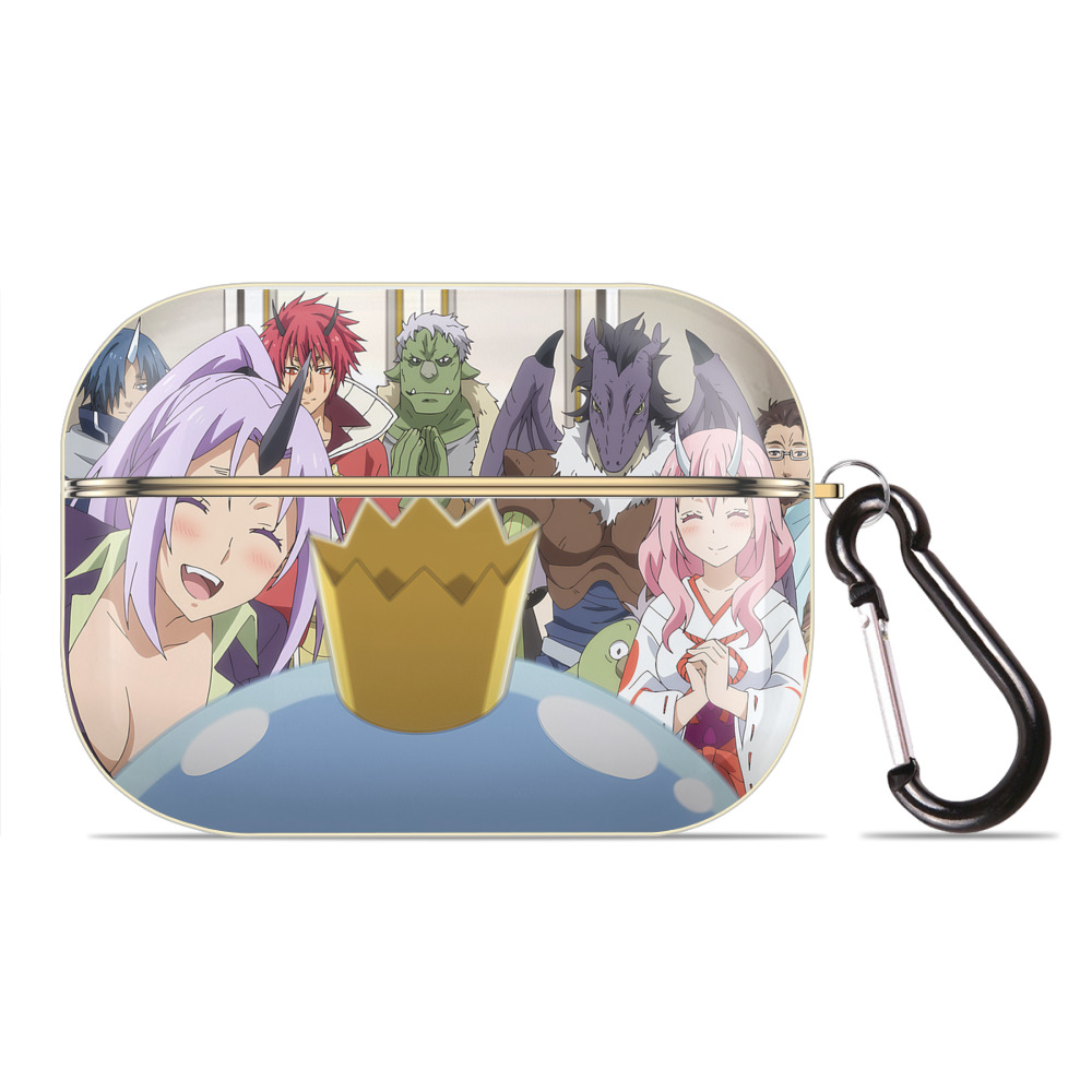 （画像用） 転スラ Regarding Reincarnated to Slime 【AirPods Pro用】ハードシェル保護ケース｜耐衝撃・防指紋・カラビナ付き商品仕様