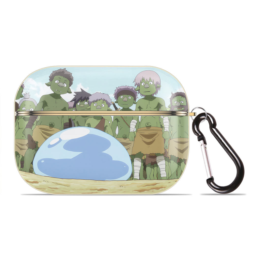 （画像用） 転スラ Regarding Reincarnated to Slime 【AirPods Pro用】ハードシェル保護ケース｜耐衝撃・防指紋・カラビナ付き商品仕様