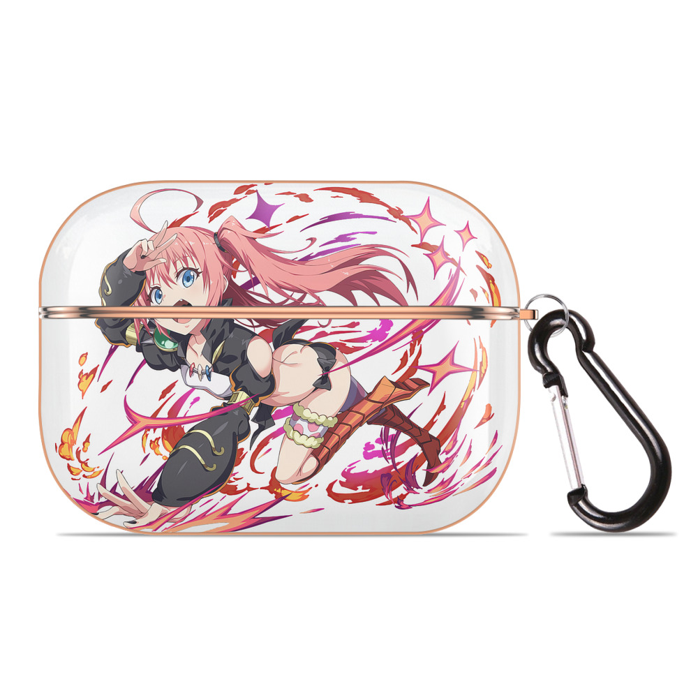 （画像用） 転スラ Regarding Reincarnated to Slime 【AirPods Pro用】ハードシェル保護ケース｜耐衝撃・防指紋・カラビナ付き商品仕様