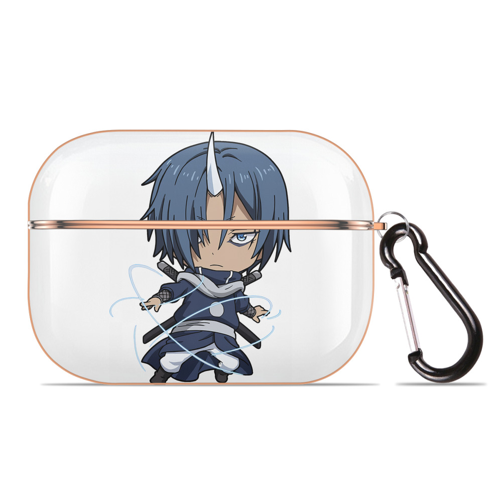 （画像用） 転スラ Regarding Reincarnated to Slime 【AirPods Pro用】ハードシェル保護ケース｜耐衝撃・防指紋・カラビナ付き商品仕様