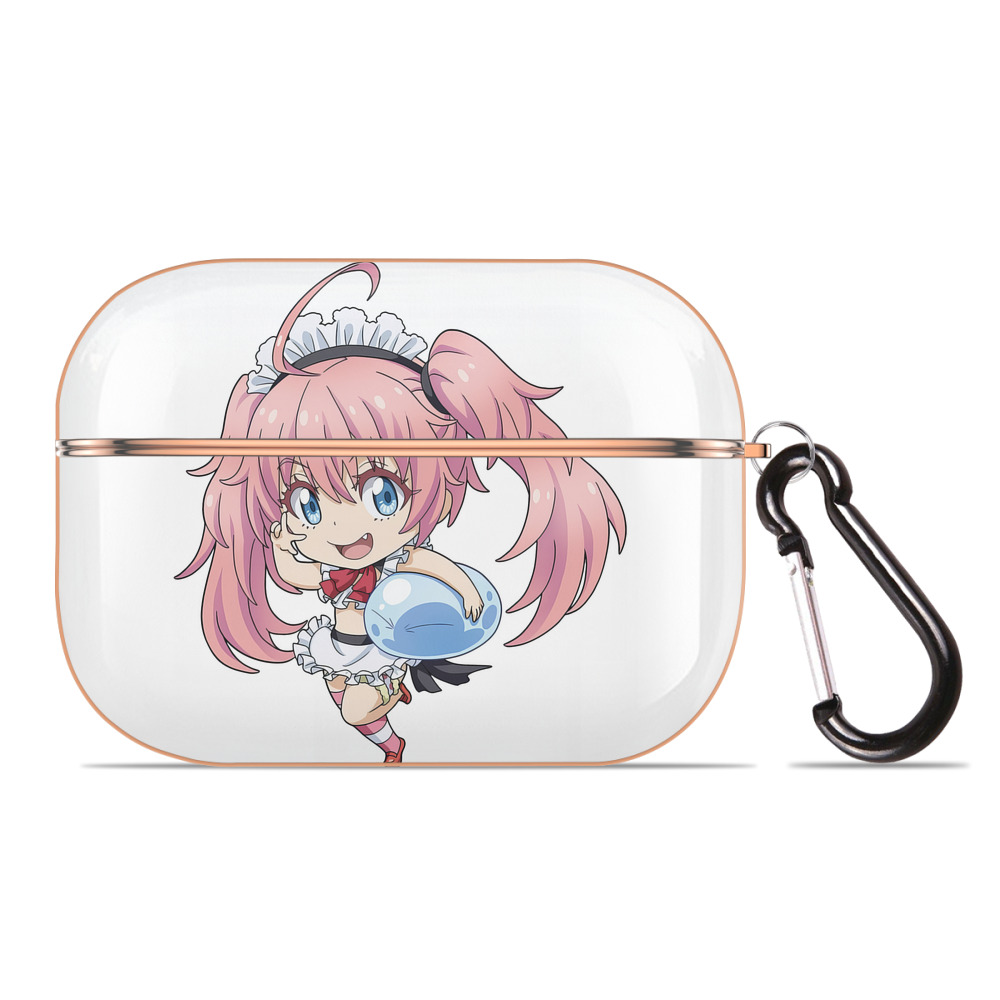 （画像用） 転スラ Regarding Reincarnated to Slime 【AirPods Pro用】ハードシェル保護ケース｜耐衝撃・防指紋・カラビナ付き商品仕様
