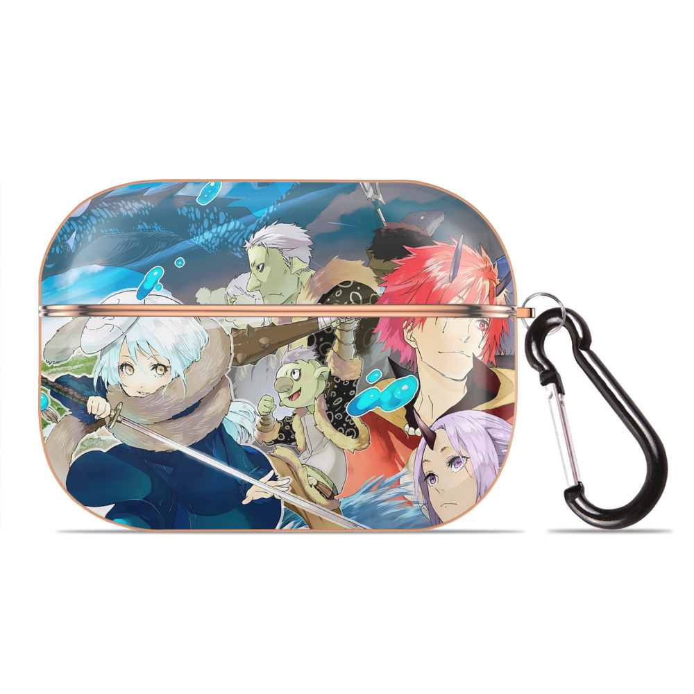 （画像用） 転スラ Regarding Reincarnated to Slime 【AirPods Pro用】ハードシェル保護ケース｜耐衝撃・防指紋・カラビナ付き商品仕様