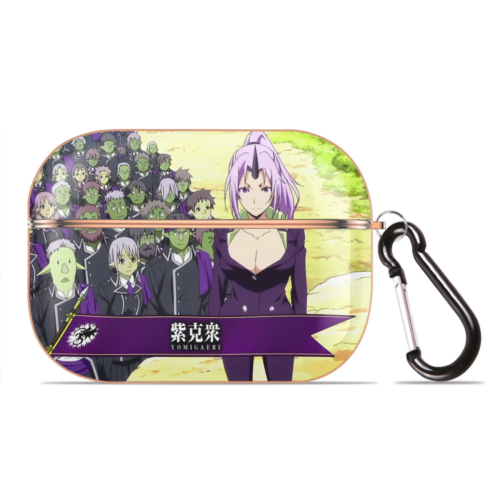 （画像用） 転スラ Regarding Reincarnated to Slime 【AirPods Pro用】ハードシェル保護ケース｜耐衝撃・防指紋・カラビナ付き商品仕様