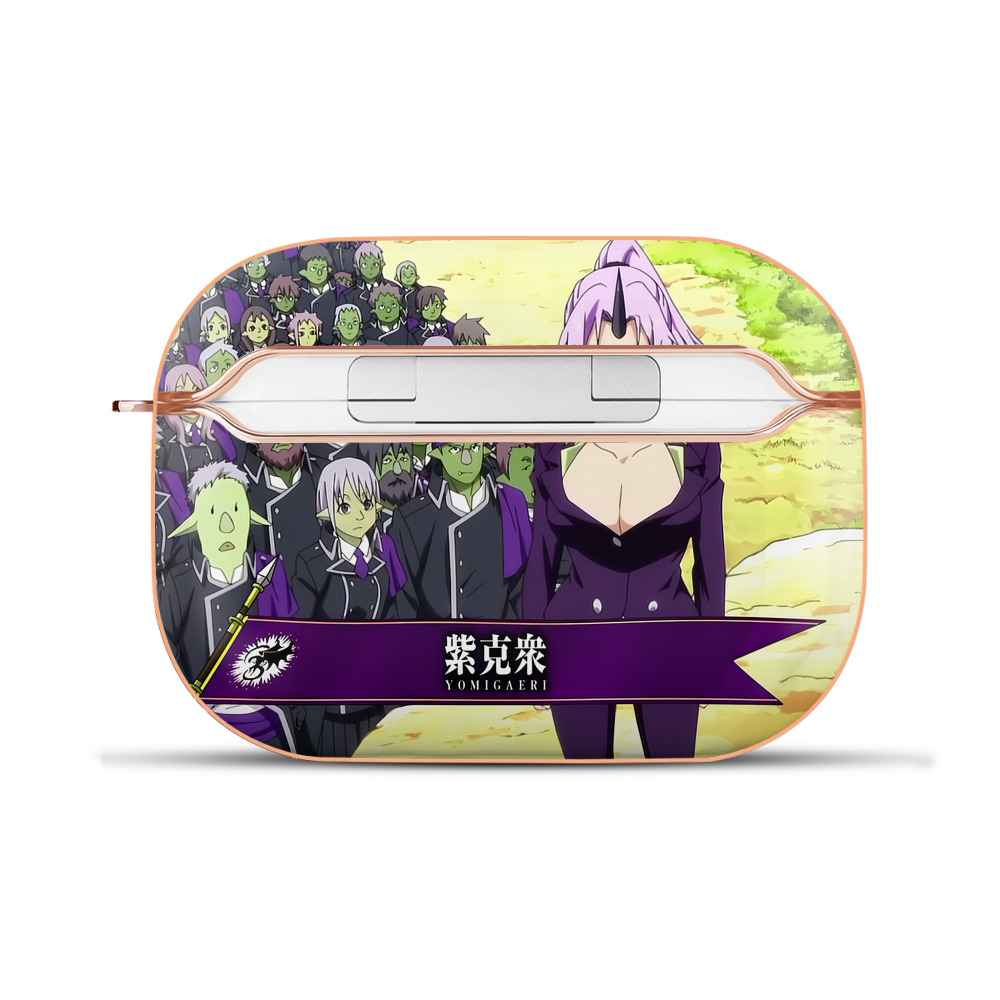 （画像用） 転スラ Regarding Reincarnated to Slime 【AirPods Pro用】ハードシェル保護ケース｜耐衝撃・防指紋・カラビナ付き商品仕様