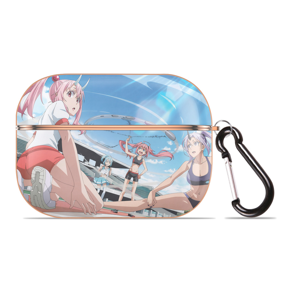 （画像用） 転スラ Regarding Reincarnated to Slime 【AirPods Pro用】ハードシェル保護ケース｜耐衝撃・防指紋・カラビナ付き商品仕様