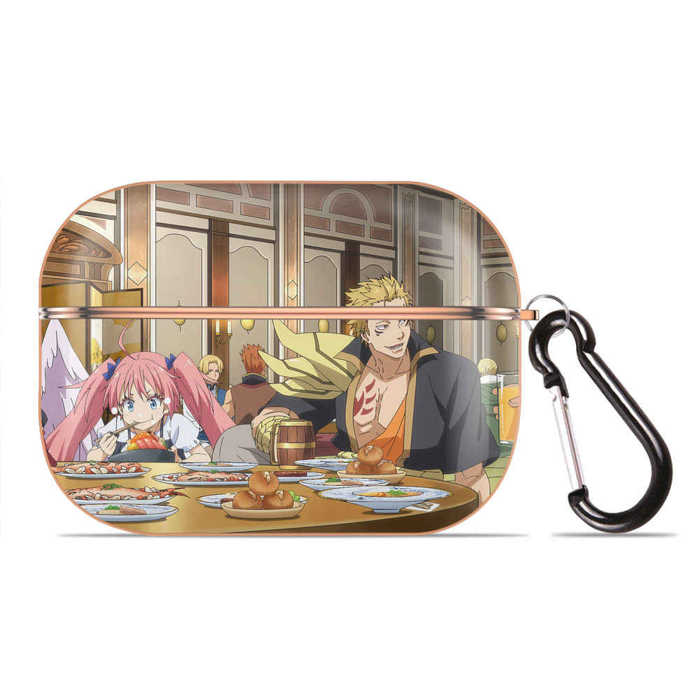 （画像用） 転スラ Regarding Reincarnated to Slime 【AirPods Pro用】ハードシェル保護ケース｜耐衝撃・防指紋・カラビナ付き商品仕様