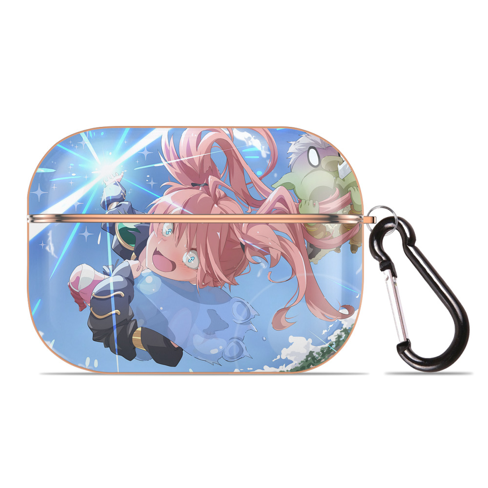 （画像用） 転スラ Regarding Reincarnated to Slime 【AirPods Pro用】ハードシェル保護ケース｜耐衝撃・防指紋・カラビナ付き商品仕様
