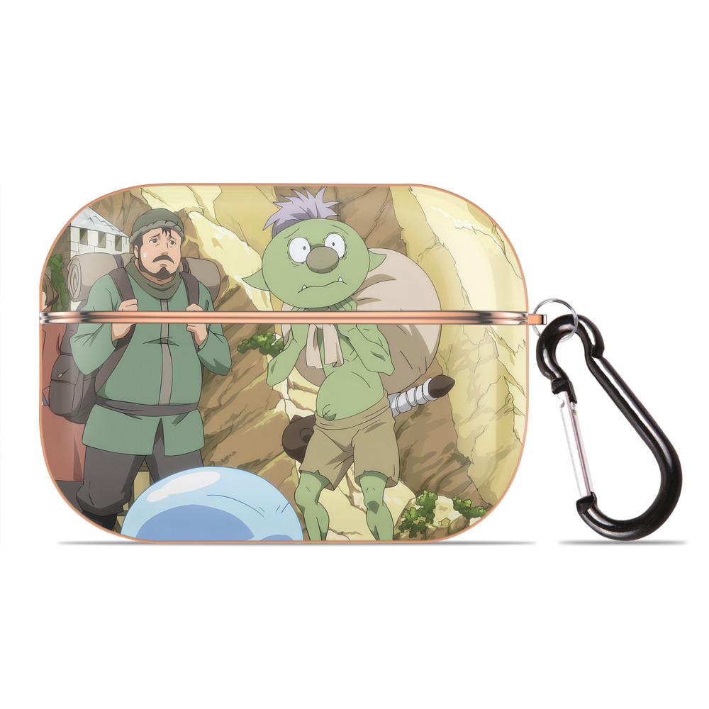 （画像用） 転スラ Regarding Reincarnated to Slime 【AirPods Pro用】ハードシェル保護ケース｜耐衝撃・防指紋・カラビナ付き商品仕様
