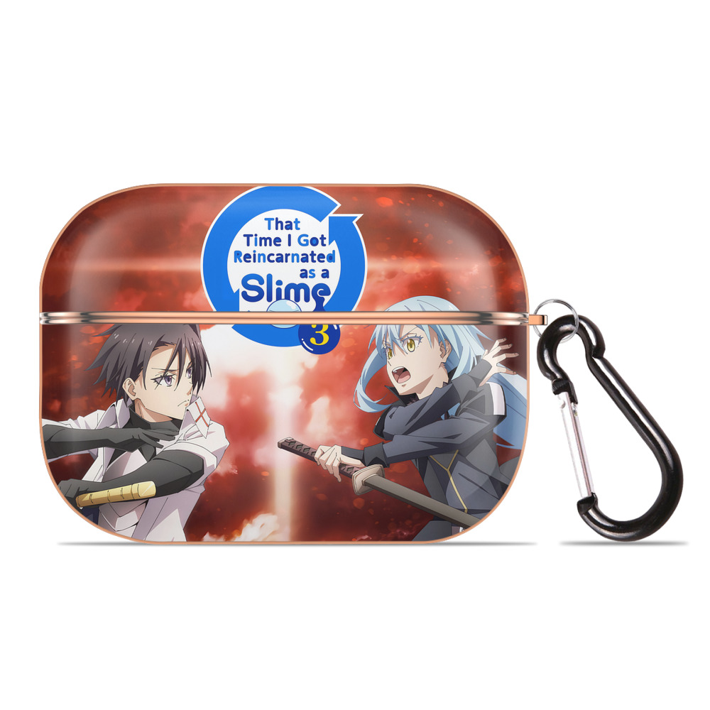 （画像用） 転スラ Regarding Reincarnated to Slime 【AirPods Pro用】ハードシェル保護ケース｜耐衝撃・防指紋・カラビナ付き商品仕様