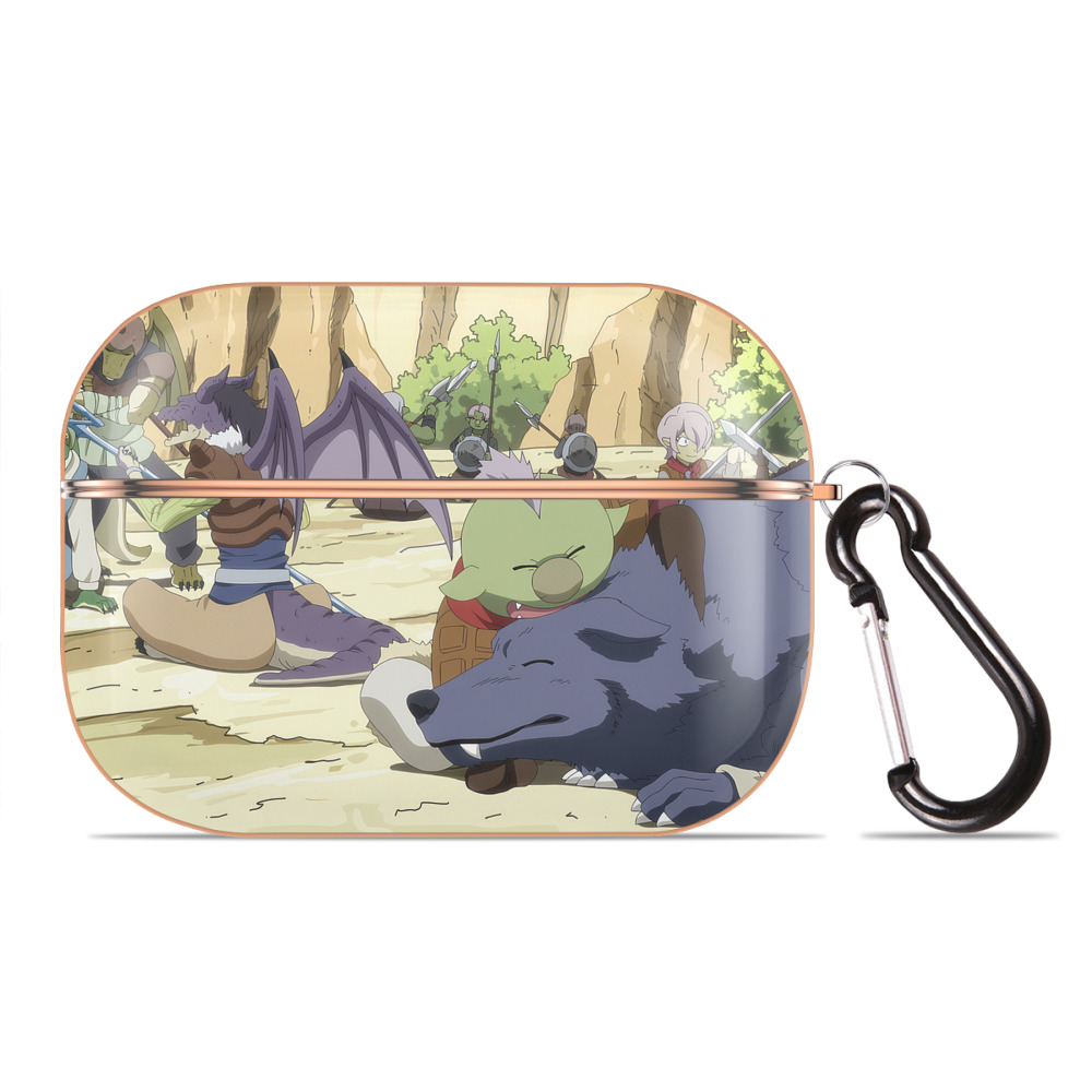 （画像用） 転スラ Regarding Reincarnated to Slime 【AirPods Pro用】ハードシェル保護ケース｜耐衝撃・防指紋・カラビナ付き商品仕様