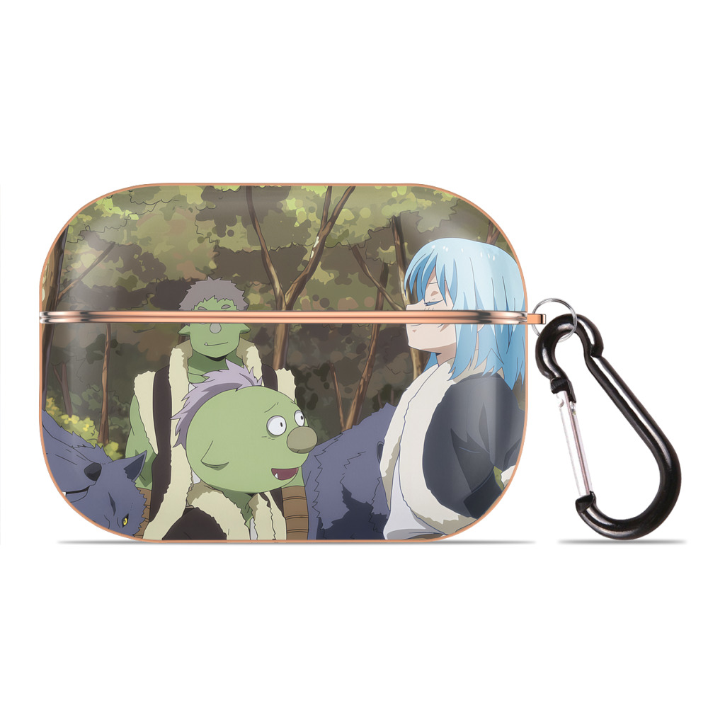（画像用） 転スラ Regarding Reincarnated to Slime 【AirPods Pro用】ハードシェル保護ケース｜耐衝撃・防指紋・カラビナ付き商品仕様