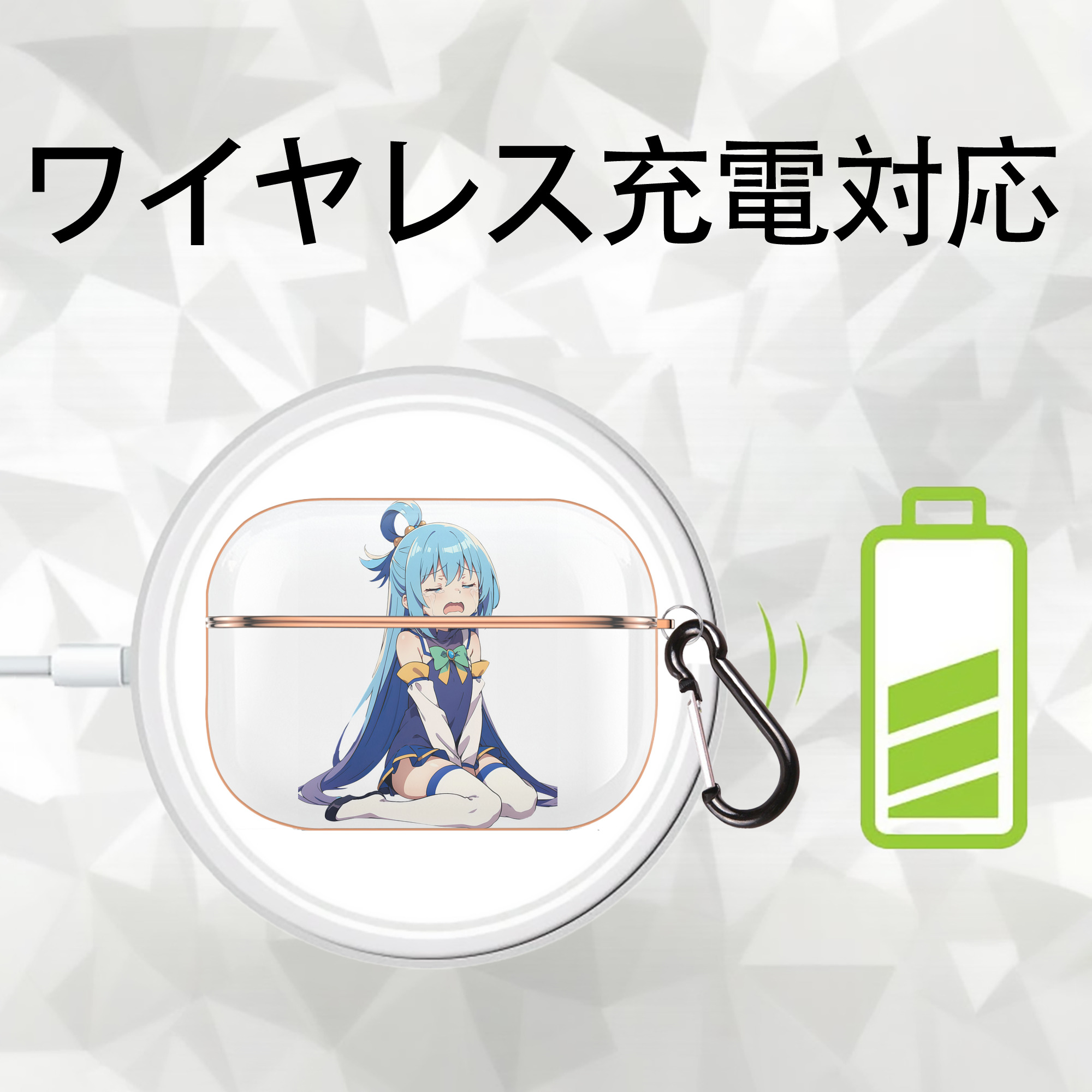 転スラ Regarding Reincarnated to Slime 【AirPods Pro用】ハードシェル保護ケース｜耐衝撃・防指紋・カラビナ付き商品仕様