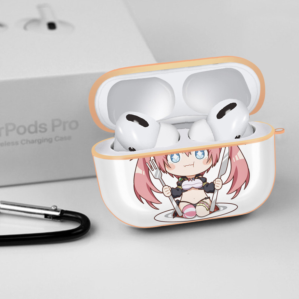 転スラ Regarding Reincarnated to Slime 【AirPods Pro用】ハードシェル保護ケース｜耐衝撃・防指紋・カラビナ付き商品仕様