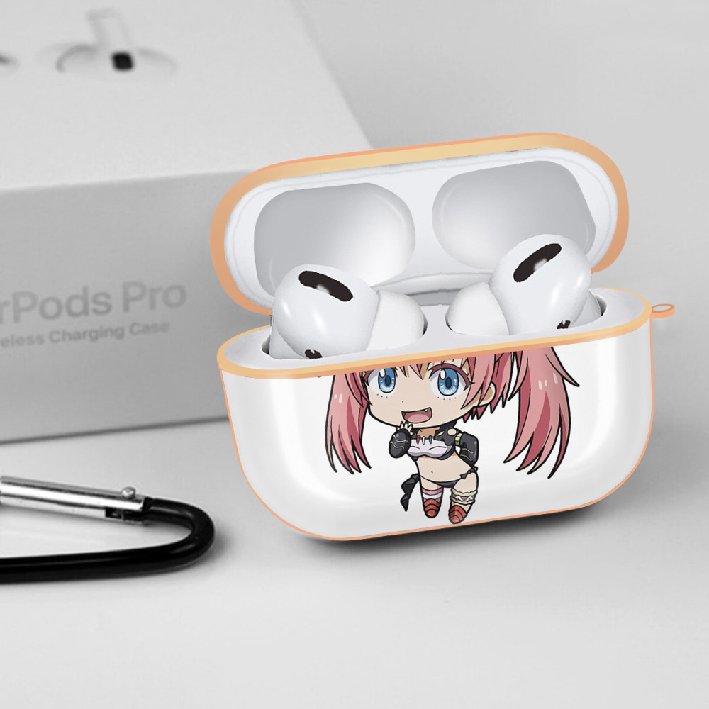 転スラ Regarding Reincarnated to Slime 【AirPods Pro用】ハードシェル保護ケース｜耐衝撃・防指紋・カラビナ付き商品仕様