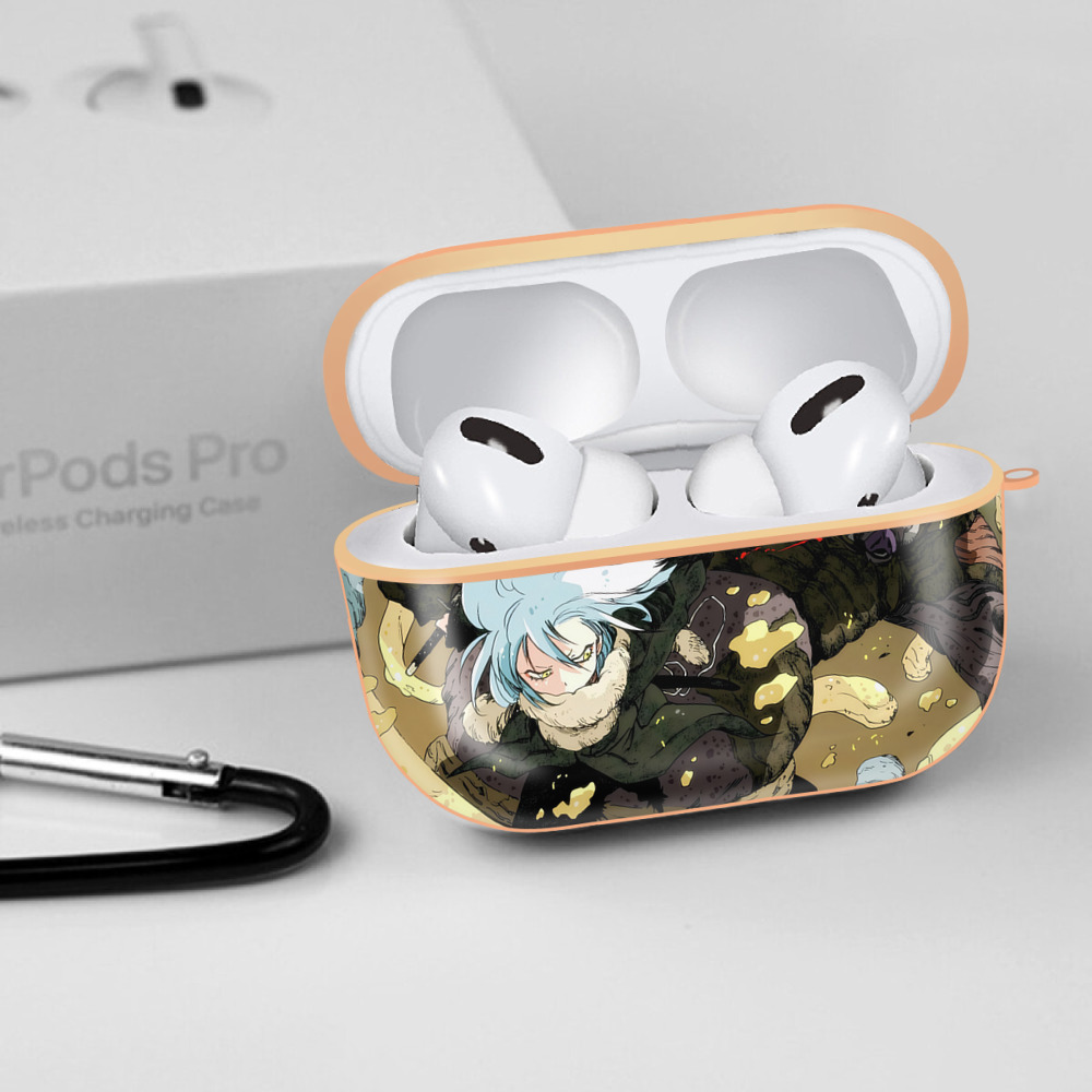 転スラ Regarding Reincarnated to Slime 【AirPods Pro用】ハードシェル保護ケース｜耐衝撃・防指紋・カラビナ付き商品仕様