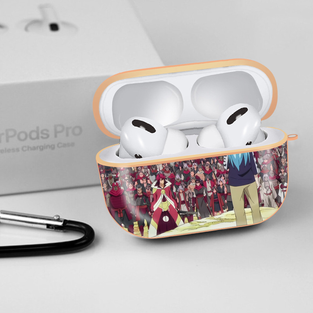 転スラ Regarding Reincarnated to Slime 【AirPods Pro用】ハードシェル保護ケース｜耐衝撃・防指紋・カラビナ付き商品仕様