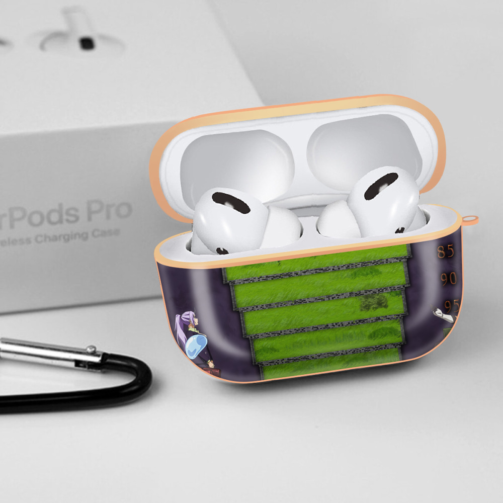 転スラ Regarding Reincarnated to Slime 【AirPods Pro用】ハードシェル保護ケース｜耐衝撃・防指紋・カラビナ付き商品仕様