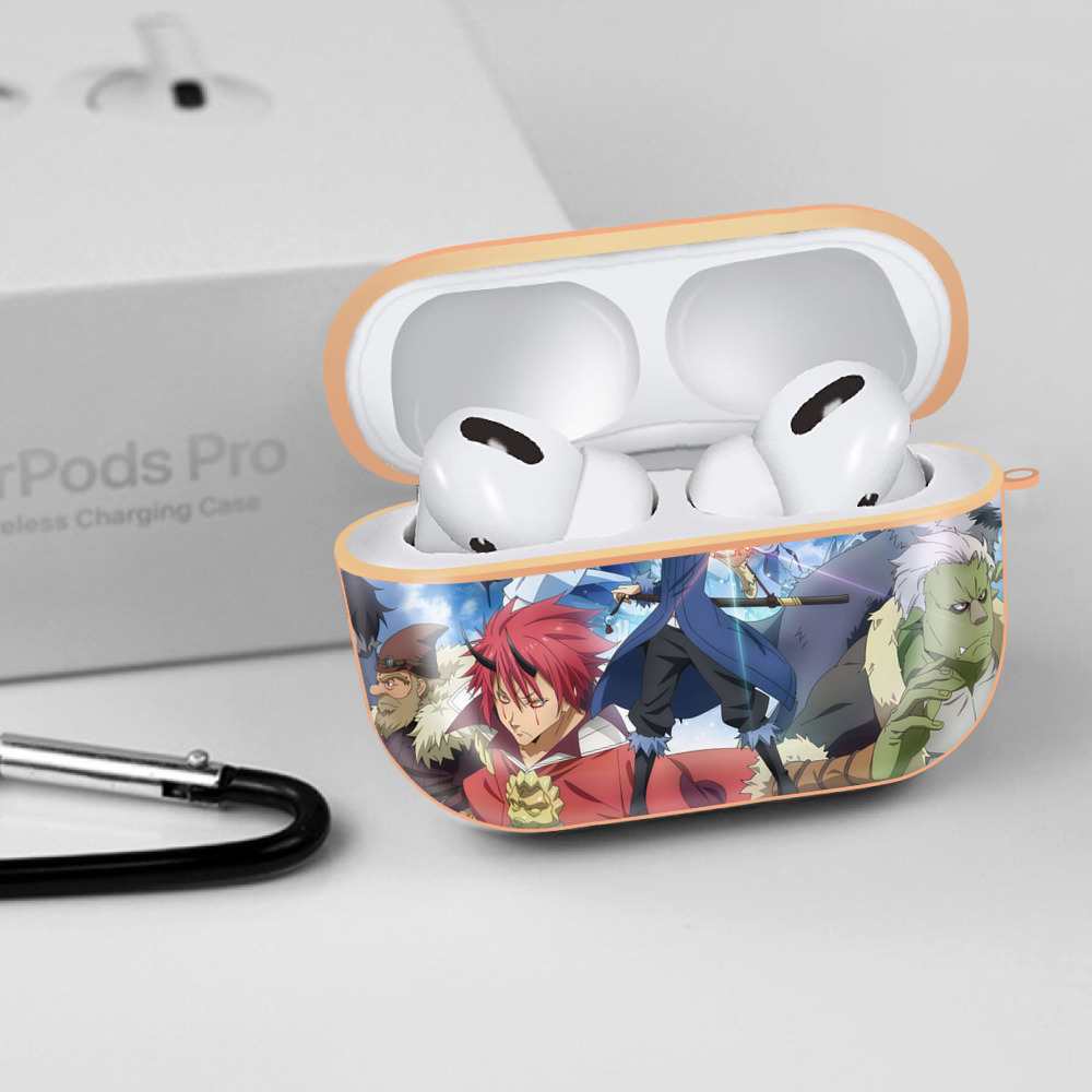 転スラ Regarding Reincarnated to Slime 【AirPods Pro用】ハードシェル保護ケース｜耐衝撃・防指紋・カラビナ付き商品仕様