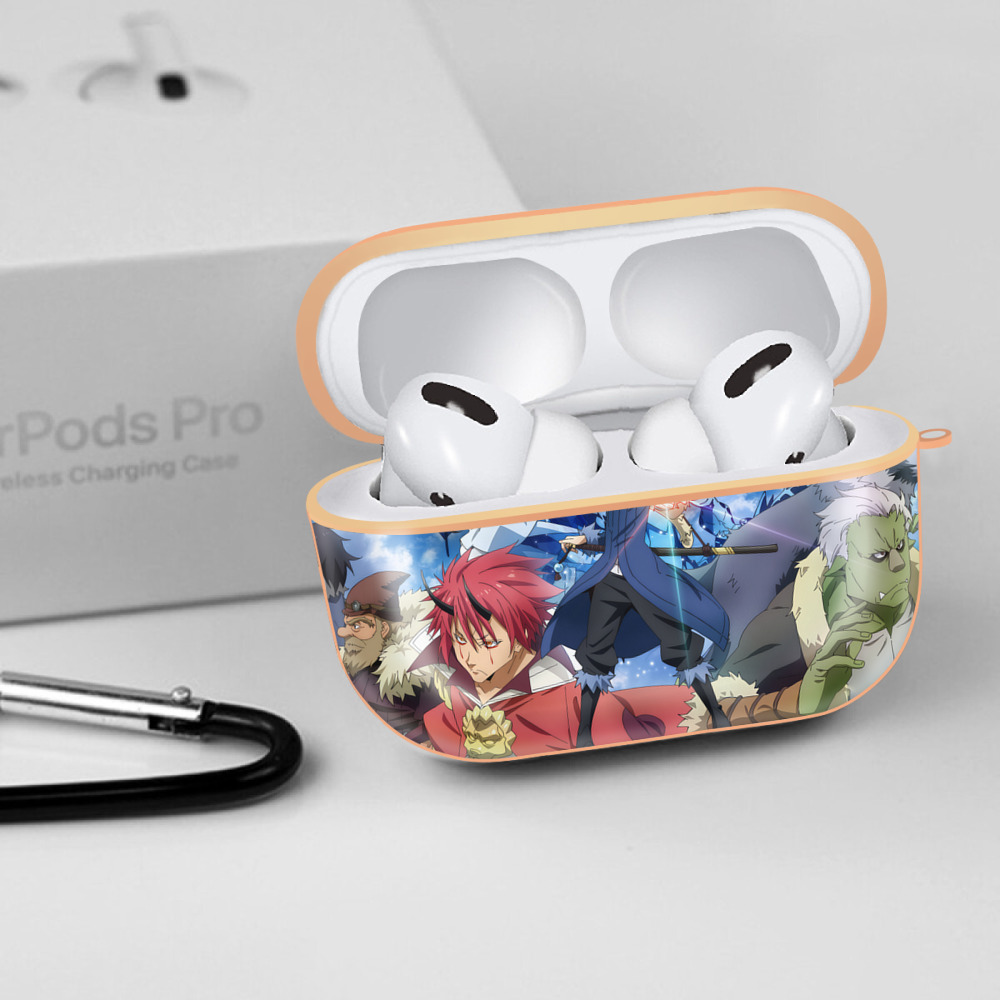 転スラ Regarding Reincarnated to Slime 【AirPods Pro用】ハードシェル保護ケース｜耐衝撃・防指紋・カラビナ付き商品仕様