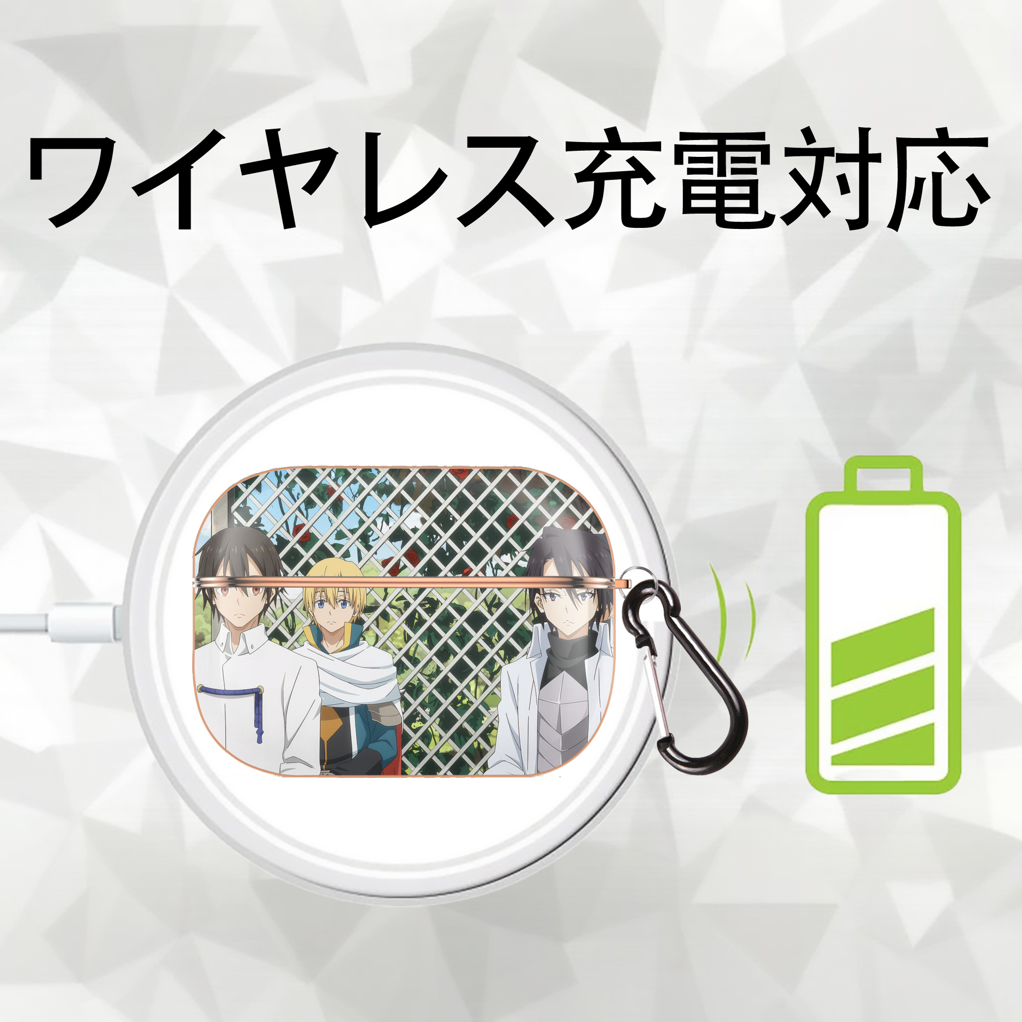 転スラ Regarding Reincarnated to Slime 【AirPods Pro用】ハードシェル保護ケース｜耐衝撃・防指紋・カラビナ付き商品仕様