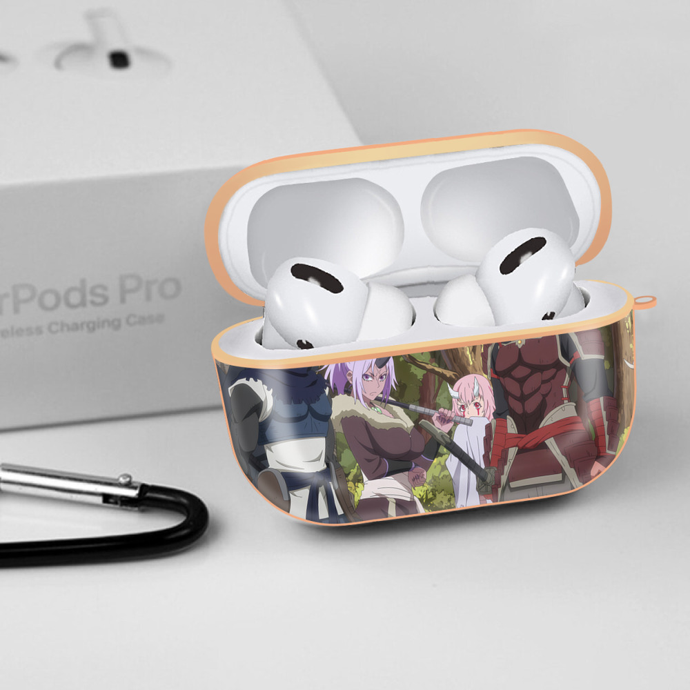 転スラ Regarding Reincarnated to Slime 【AirPods Pro用】ハードシェル保護ケース｜耐衝撃・防指紋・カラビナ付き商品仕様