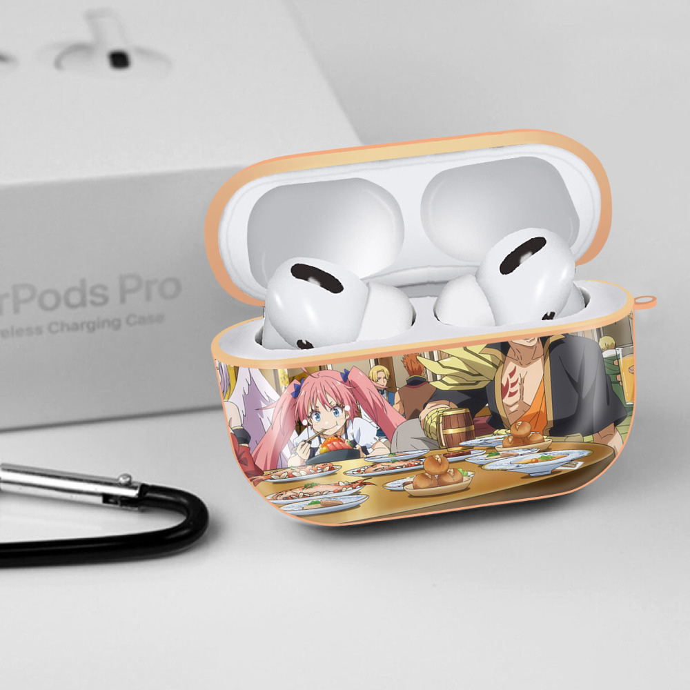 転スラ Regarding Reincarnated to Slime 【AirPods Pro用】ハードシェル保護ケース｜耐衝撃・防指紋・カラビナ付き商品仕様