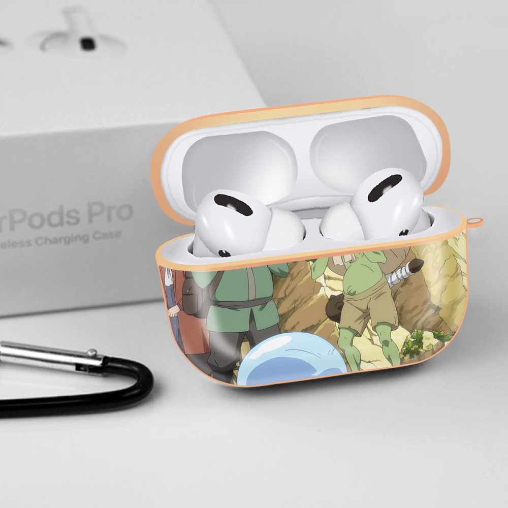 転スラ Regarding Reincarnated to Slime 【AirPods Pro用】ハードシェル保護ケース｜耐衝撃・防指紋・カラビナ付き商品仕様