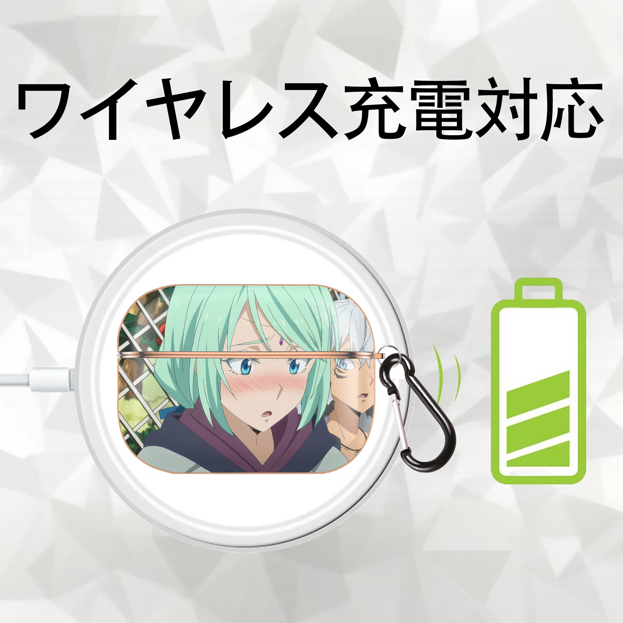転スラ Regarding Reincarnated to Slime 【AirPods Pro用】ハードシェル保護ケース｜耐衝撃・防指紋・カラビナ付き商品仕様