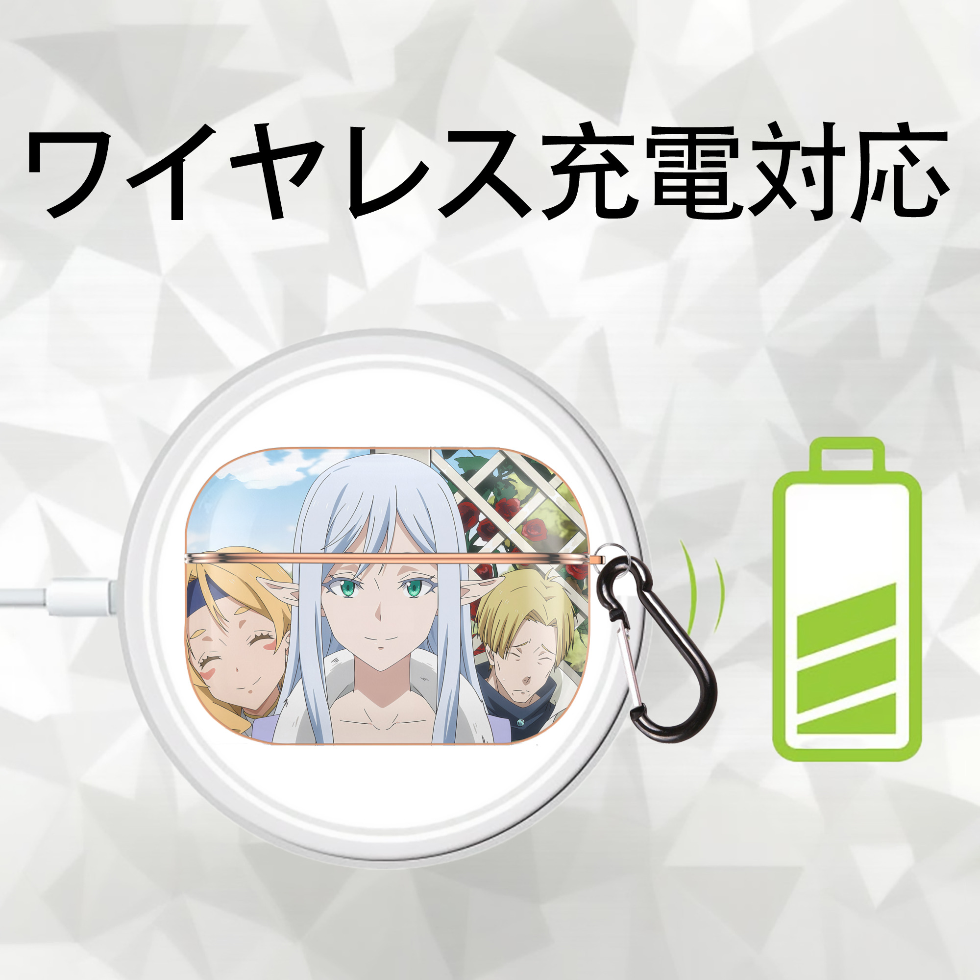 転スラ Regarding Reincarnated to Slime 【AirPods Pro用】ハードシェル保護ケース｜耐衝撃・防指紋・カラビナ付き商品仕様