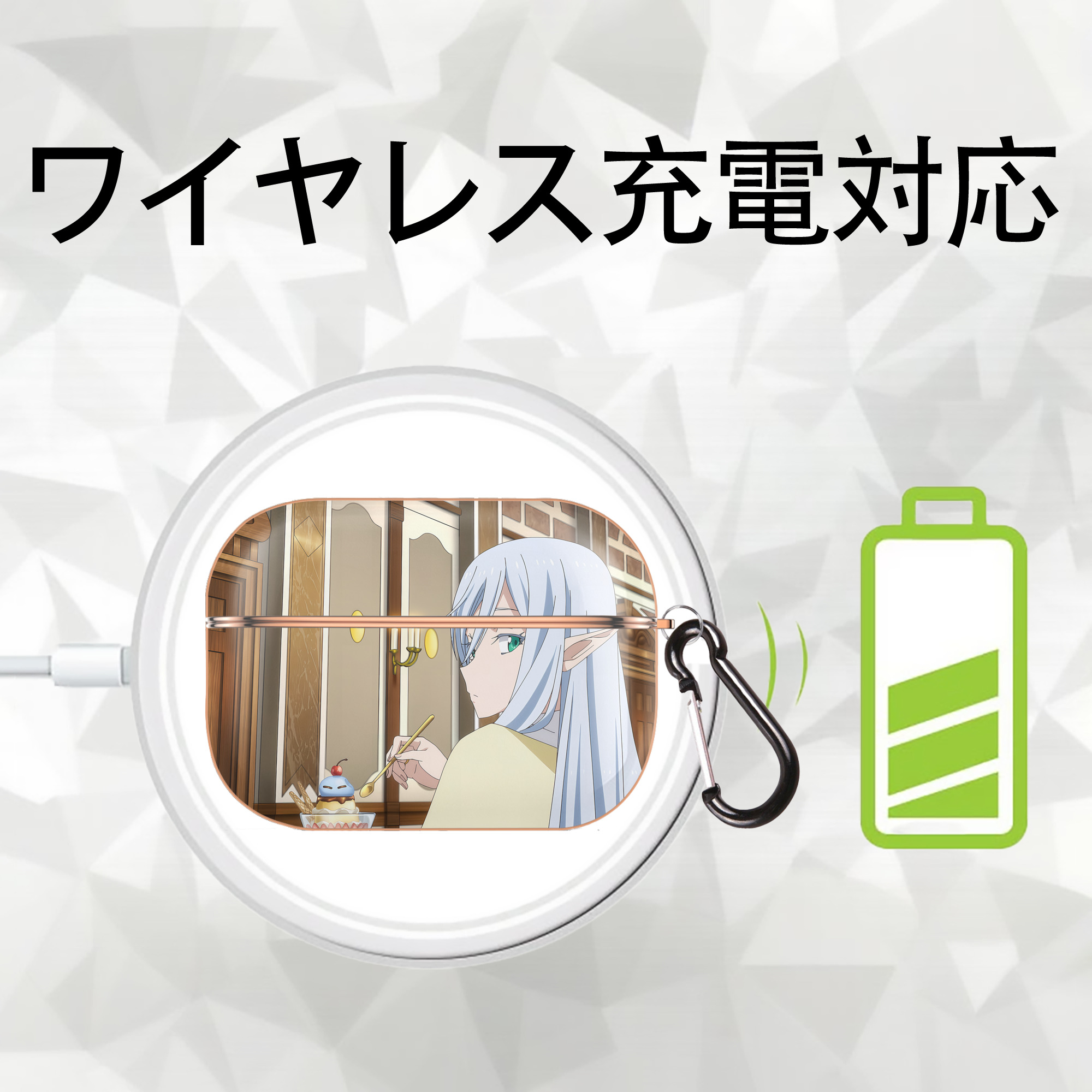 転スラ Regarding Reincarnated to Slime 【AirPods Pro用】ハードシェル保護ケース｜耐衝撃・防指紋・カラビナ付き商品仕様