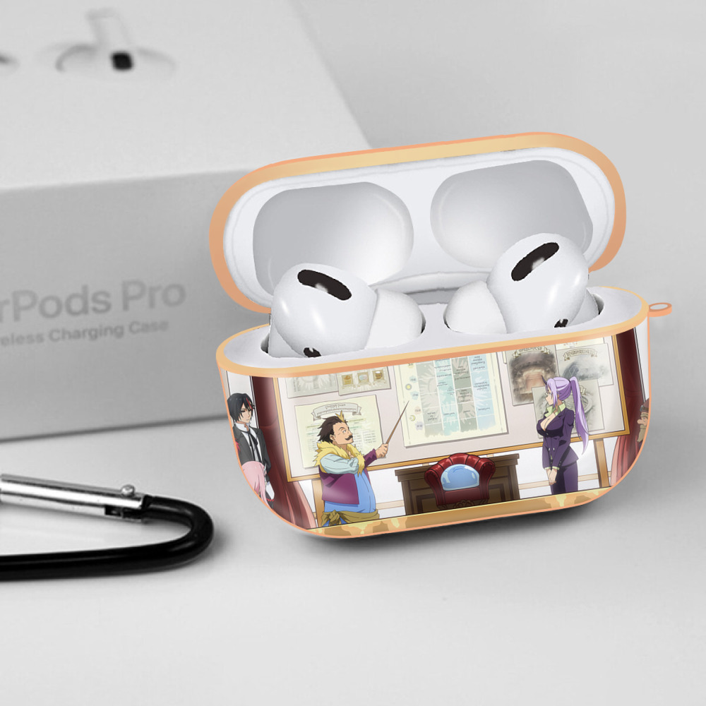 転スラ Regarding Reincarnated to Slime 【AirPods Pro用】ハードシェル保護ケース｜耐衝撃・防指紋・カラビナ付き商品仕様