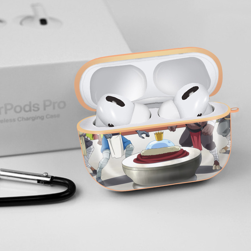 転スラ Regarding Reincarnated to Slime 【AirPods Pro用】ハードシェル保護ケース｜耐衝撃・防指紋・カラビナ付き商品仕様