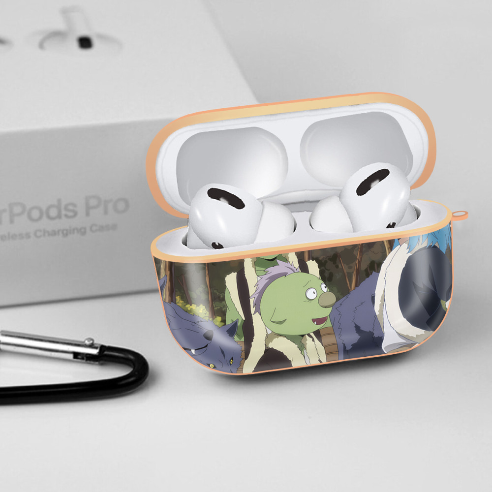 転スラ Regarding Reincarnated to Slime 【AirPods Pro用】ハードシェル保護ケース｜耐衝撃・防指紋・カラビナ付き商品仕様