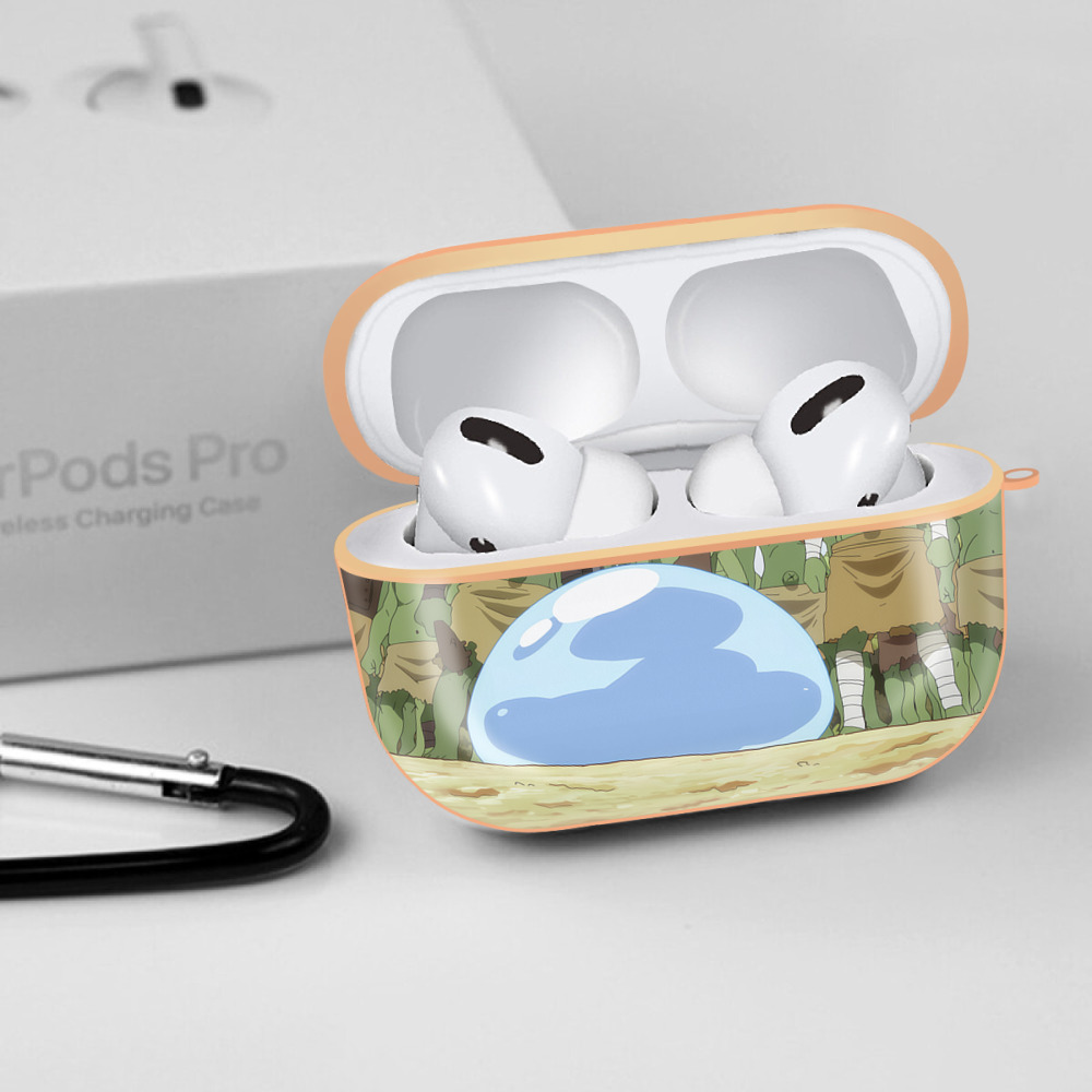 転スラ Regarding Reincarnated to Slime 【AirPods Pro用】ハードシェル保護ケース｜耐衝撃・防指紋・カラビナ付き商品仕様
