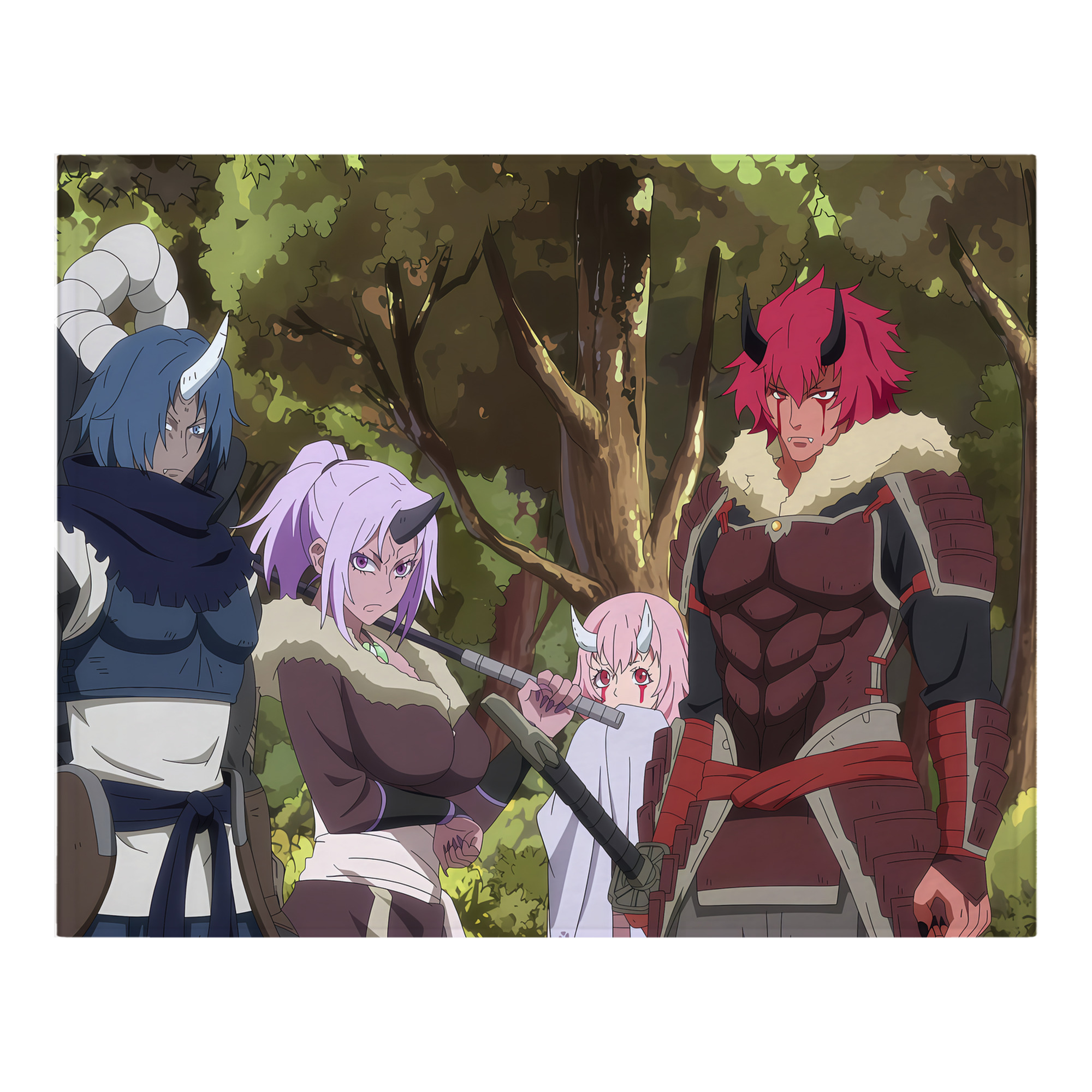 （画像用） 転スラ Regarding Reincarnated to Slime フランネルブランケット・多サイズ対応（横型）